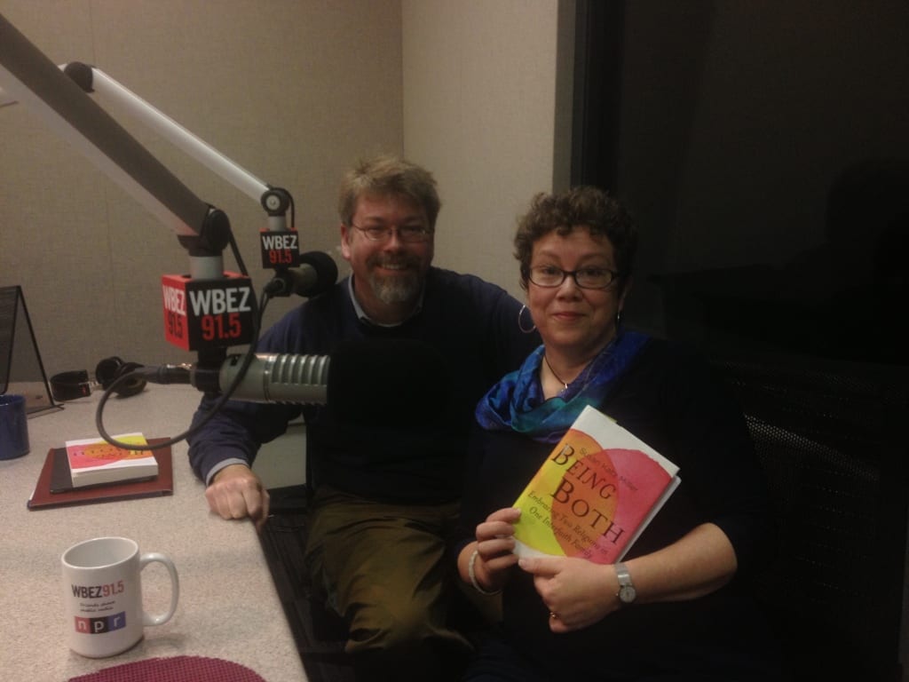 With Producer David Dault, taping a Things Not Seen radio podcast, NPR's WBEZ studios at the Navy Pier, Chicago.